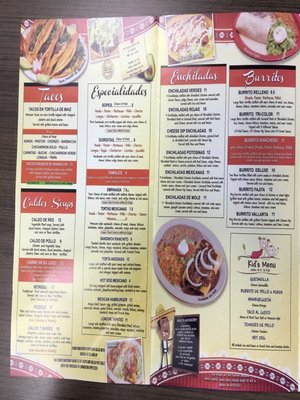 Menu photo 1 El Rancho Tapatio Lexington, KY Menu photo 1 El Rancho Tapatio Lexington, KY