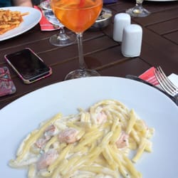 Pizza Coloseum - Strozzapeti with salmon
