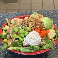 Poke Time - It's the best. I would crave for this every day. Great service too.