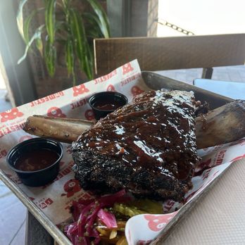 Domestic - Short rib-market price. You're paying a lot for the weight of the bone too and the meat was very very fatty. - Barbeque Near Me - Covina, California Domestic - Short rib-market price. You're paying a lot for the weight of the bone too and the meat was very very fatty. - Barbeque Near Me - Covina, California