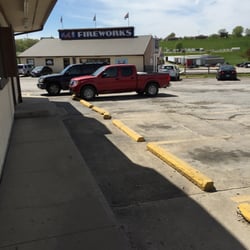 Midway Travel Plaza - Fireworks right next door.