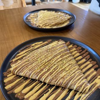 Lumi's Crepes - Pistachio Kunafa Crepe - Coffee & Tea Near Me - Cedar Park, Texas Lumi's Crepes - Pistachio Kunafa Crepe - Coffee & Tea Near Me - Cedar Park, Texas