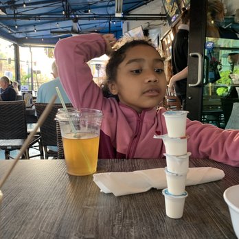 Clear Sky Cafe - Stack'em high and Apple juice. - New American Near Me - Clearwater, Florida