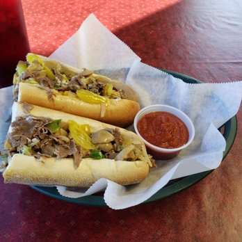 Dan's Deli - two hot dogs with condiments - Sandwiches Near Me - Boyertown, Pennsylvania