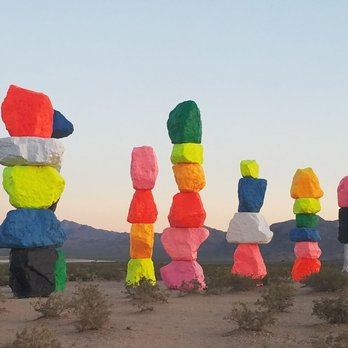 Seven Magic Mountains - Public Art Near Me - Las Vegas, Nevada