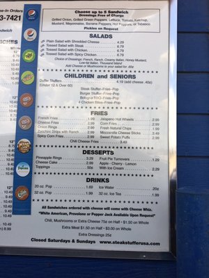 Menu photo 6 Steak Stuffers USA Tulsa, OK