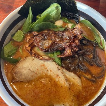 Ramen Parlor - Lobster garlic pork flavored ramen medium spicy - Ramen Near Me - San Mateo, California Ramen Parlor - Lobster garlic pork flavored ramen medium spicy - Ramen Near Me - San Mateo, California