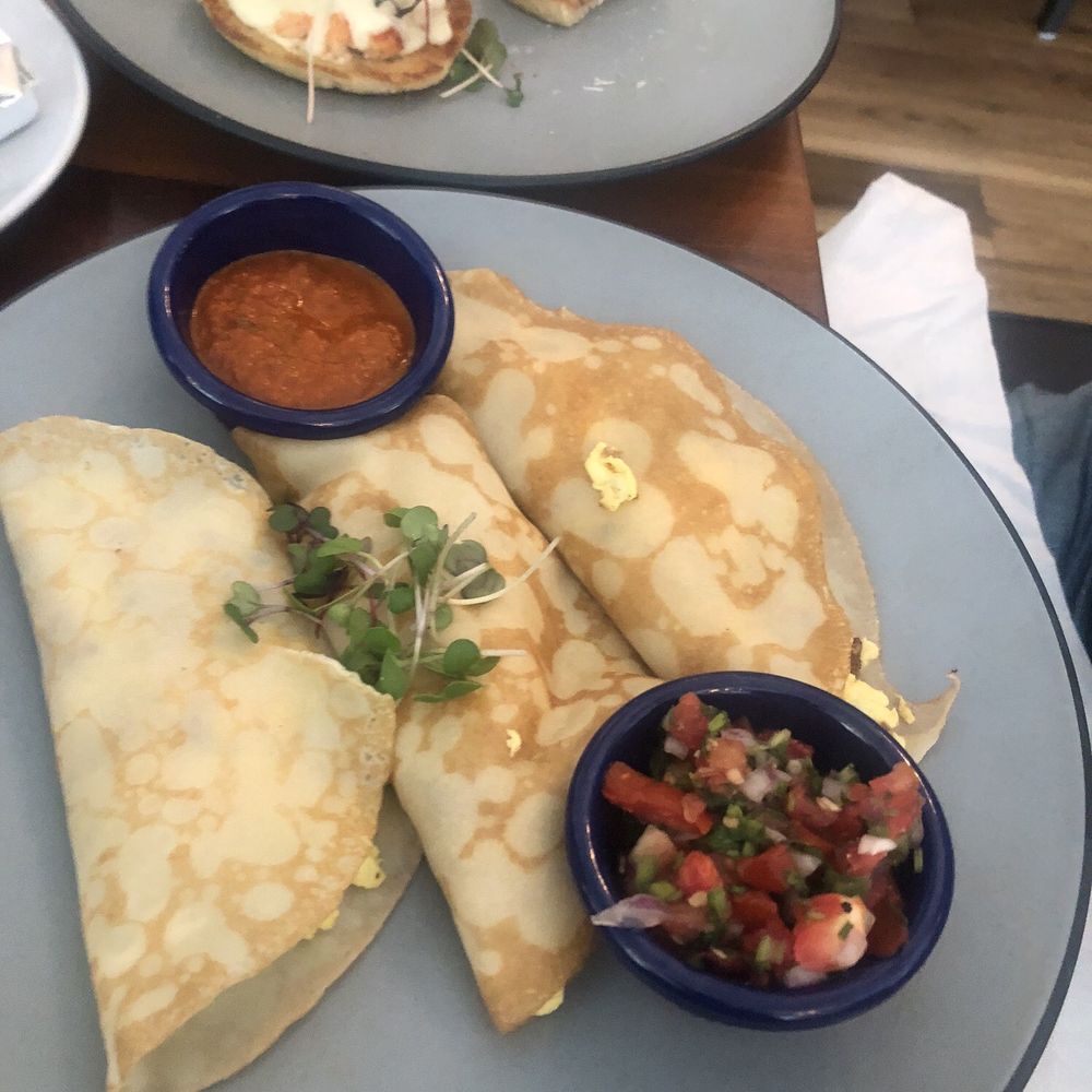 Clear Sky Cafe - Chorizo breakfast crepes also delicious - New American Near Me - Clearwater, Florida