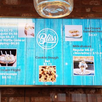 Bliss Small Batch Creamery - Menu - Ice Cream & Frozen Yogurt Near Me - University Place, Washington