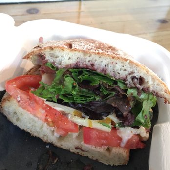 Number E Food - Veggie sandwich with cheese (half shown) $9.50 - Sandwiches Near Me - Vancouver, British Columbia