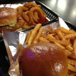 Pete & Shorty's - Great tenderloin, onion rings and bacon cheeseburger