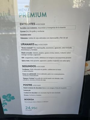 Menu photo 8 Miu Barcelona, B