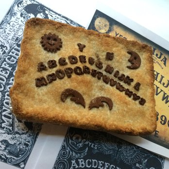 Cutie Pies NYC - Ouija Board Designer Pie - Desserts Near Me Cutie Pies NYC - Ouija Board Designer Pie - Desserts Near Me