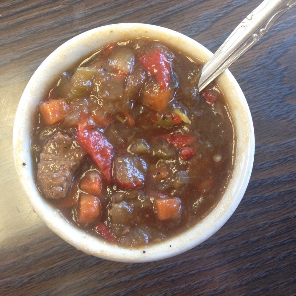 Allin's Diner - Spicy steak soup - Diners Near Me - Saint Charles, Missouri Allin's Diner - Spicy steak soup - Diners Near Me - Saint Charles, Missouri