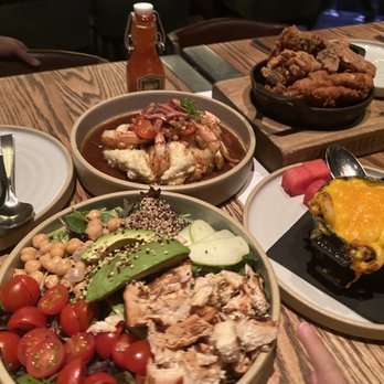 Yardbird - COUNTRY COBB PROTEIN BOWL MAC & CHEESE SHRIMP 'N' GRITS Southern Street Corn - Southern Near Me - Las Vegas, Nevada Yardbird - COUNTRY COBB PROTEIN BOWL MAC & CHEESE SHRIMP 'N' GRITS Southern Street Corn - Southern Near Me - Las Vegas, Nevada