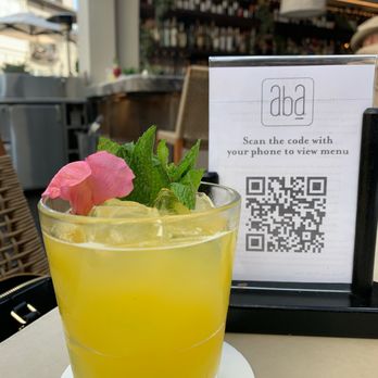 Aba - Passion Fruit G&T - Mediterranean Near Me - Austin, Texas
