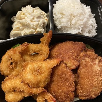 Hoku Hawaiian BBQ - Fish and Crispy Shrimp Combo Plate - Hawaiian Near Me - Fairfield, California Hoku Hawaiian BBQ - Fish and Crispy Shrimp Combo Plate - Hawaiian Near Me - Fairfield, California