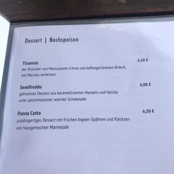 Terra Nuova - Dessert menu - Italian Near Me - Bielefeld, NW