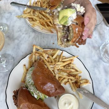 Ben Paris - Wagu burger and fried chicken sandwich amazing! - New American Near Me - Seattle, Washington