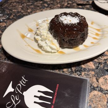 Le P'tit Fusion Tapas and Bar - Great chocolate lava cake! Delicious - Tapas/Small Plates Near Me - Bartlett, Illinois Le P'tit Fusion Tapas and Bar - Great chocolate lava cake! Delicious - Tapas/Small Plates Near Me - Bartlett, Illinois