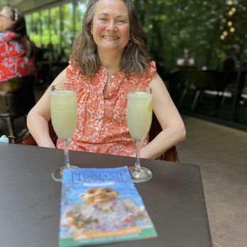 Longleaf - with the garden brochure and our honeysuckle vodka-prosecco cocktails! - New American Near Me - Atlanta, Georgia Longleaf - with the garden brochure and our honeysuckle vodka-prosecco cocktails! - New American Near Me - Atlanta, Georgia