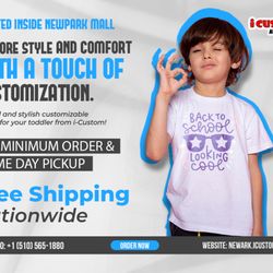 iCustom - Style & Designs are rare to find with comfort. On iCustom you can customize baby toddler with Style Design & Comfort