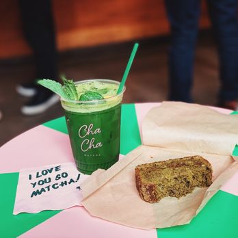 Cha Cha Matcha - Matcha lemonade and matcha banana nut bread - Coffee & Tea Near Me - New York, New York