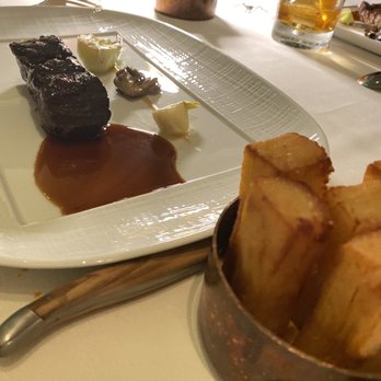 Atlas - Striploin ($70) and 1,000 layer potato ($12) - New American Near Me - Atlanta, Georgia