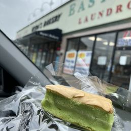 a piece of cake on a wrapper a piece of cake on a wrapper
