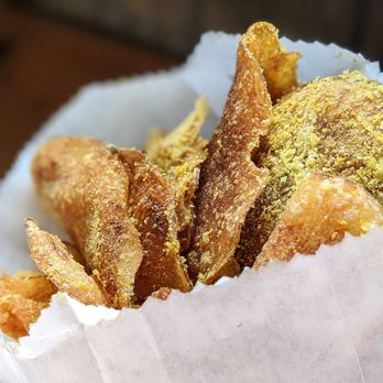 Dad's Luncheonette - Home made potato chips, must order really good. Messy to eat. - New American Near Me - Half Moon Bay, California Dad's Luncheonette - Home made potato chips, must order really good. Messy to eat. - New American Near Me - Half Moon Bay, California