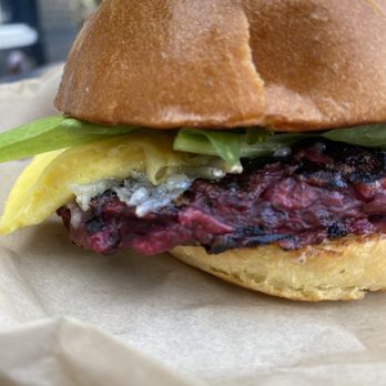 Academy Coffee ATL - Veggie patty on the single - DELICIOUS!!! - Coffee & Tea Near Me - Atlanta, Nebraska