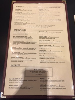 Menu photo 8 Exchange Food & Drink New Brighton, MN