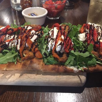 Carmine's Pizzeria - Eggplant flatbread!! Delicious!! - Pizza Near Me - Brooklyn, New York
