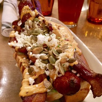 The VIG Chicago - El Ripper bratwurst - American Near Me - Chicago, Illinois The VIG Chicago - El Ripper bratwurst - American Near Me - Chicago, Illinois