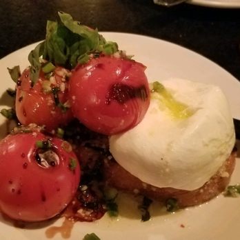 Red Ash - Wood Roasted Vine Tomatoes & Burrata - Italian Near Me - Austin, Texas