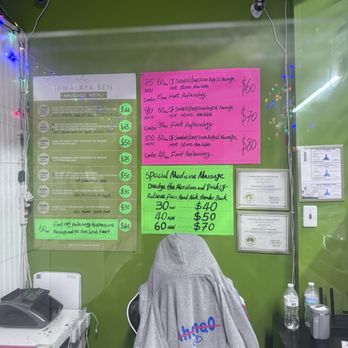 Himalaya Sen - 90 mins and you must pay more than 10 bucks tip. when I came last time I tipped 20 bucks and I brought a 50 dollar deal. - Massage Near Me - North Hollywood, California