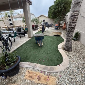 Infinity Turf and Landscaping - Before the work started - Artificial Turf Near Me Infinity Turf and Landscaping - Before the work started - Artificial Turf Near Me