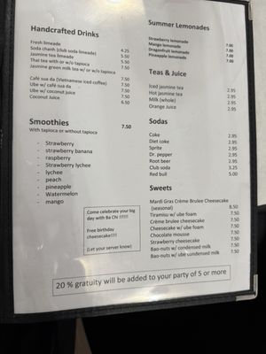 Menu photo 1 Ba Chi Kitchen And Bar Metairie, LA