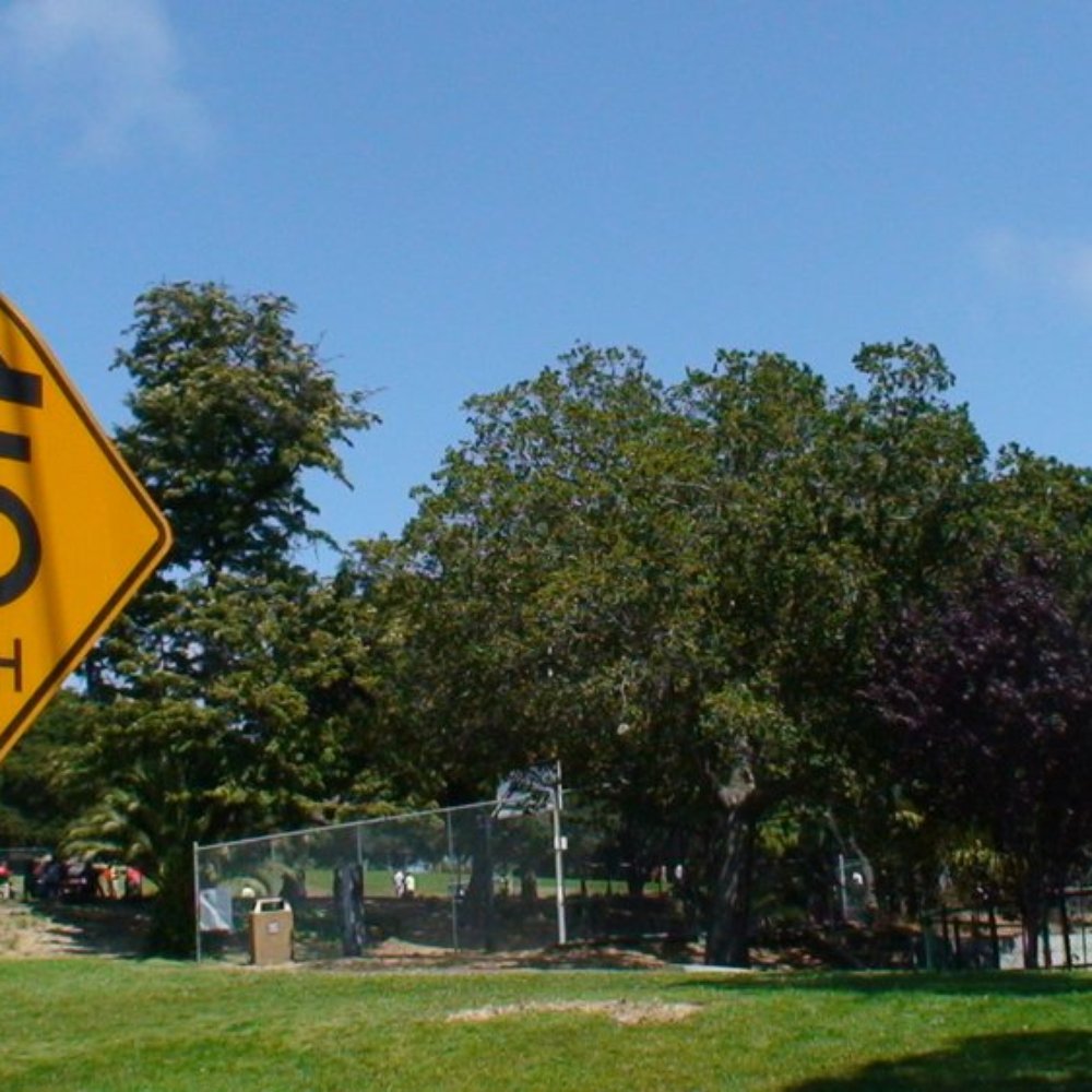 San Antonio Park - Topes = "Speed bumps" at San Antonio Park. - Parks Near Me - Oakland, California