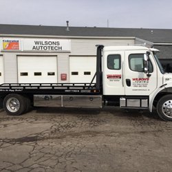 Wilson's Autotech - They offer towing 24 hours a day