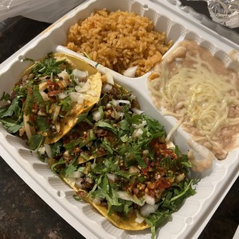 Tres Potrillos - Al pastor and carne asada Taco Plate - Mexican Near Me - Sunnyvale, California