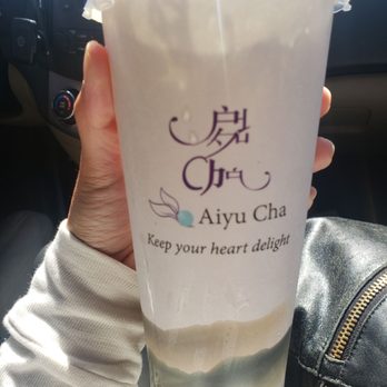 Aiyu Cha - Peach iced tea - Bubble Tea Near Me - Westminster, California