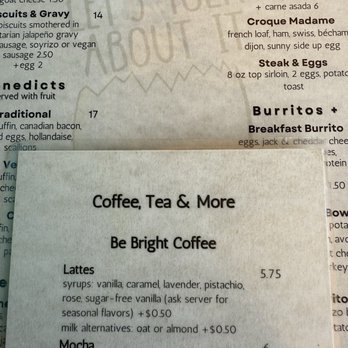 Let’s Yolk About It - Lavender latte which is so delicious, you'll drink at least four or five of them before breakfast is over - Breakfast & Brunch Near Me - Long Beach, California Let’s Yolk About It - Lavender latte which is so delicious, you'll drink at least four or five of them before breakfast is over - Breakfast & Brunch Near Me - Long Beach, California
