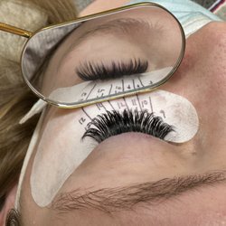 Get Lashed Studio - Wispy volume full set -
Lash map layout.