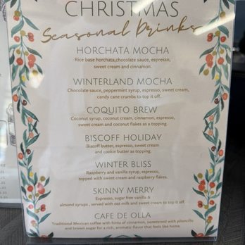 La Cafeteria - Special Holiday Drinks - Coffee & Tea Near Me - Daly City, California