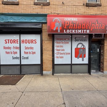Central Philadelphia Locksmith - Storefront - Keys & Locksmiths Near Me - Philadelphia, Pennsylvania Central Philadelphia Locksmith - Storefront - Keys & Locksmiths Near Me - Philadelphia, Pennsylvania