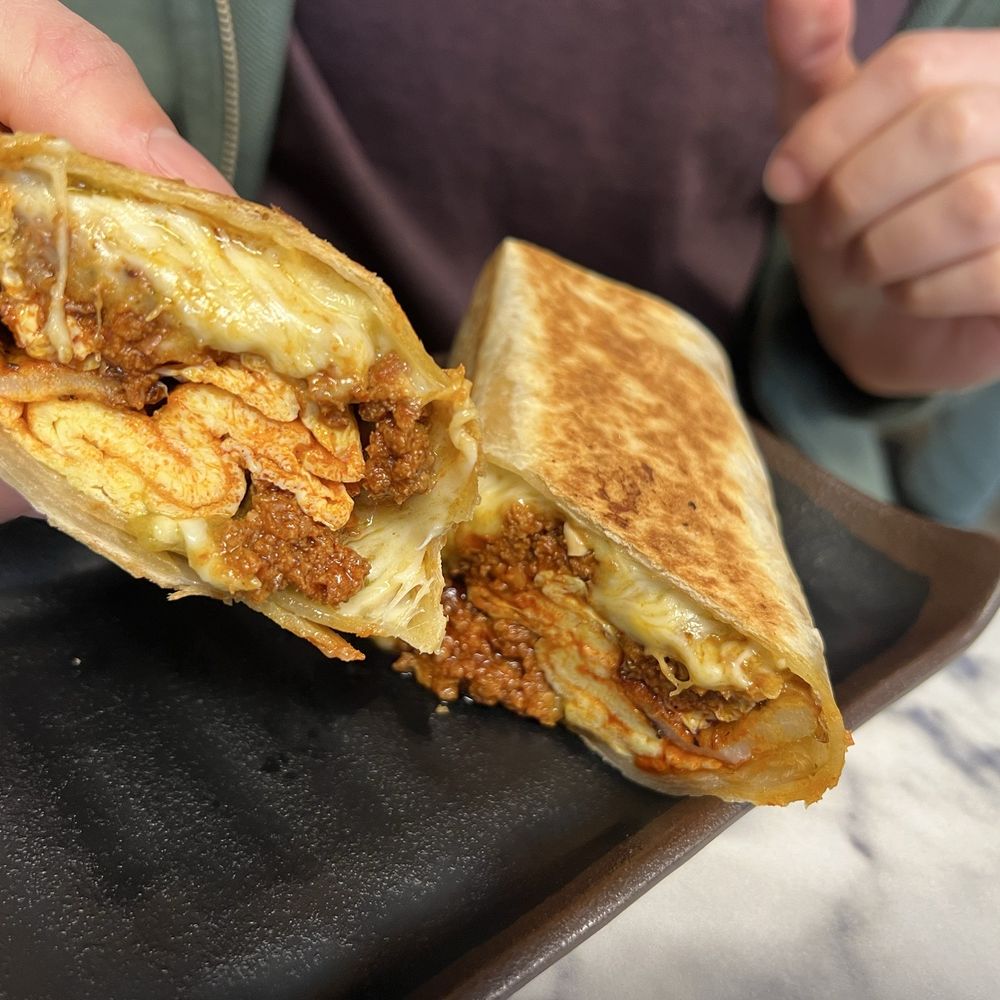 Cafecito - Chorizo breakfast burrito - Mexican Near Me - Arlington, Virginia