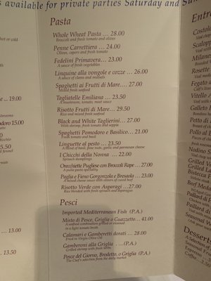 Menu photo 2 Primola Restaurant New York, NY