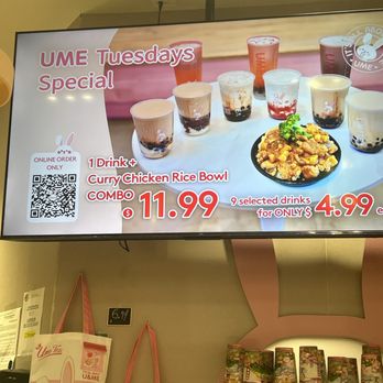 Ume Tea - Menu - Bubble Tea Near Me - Milpitas, California Ume Tea - Menu - Bubble Tea Near Me - Milpitas, California