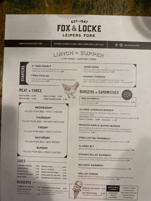 Fox & Locke by null